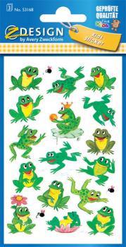 Frosch Papier Sticker
